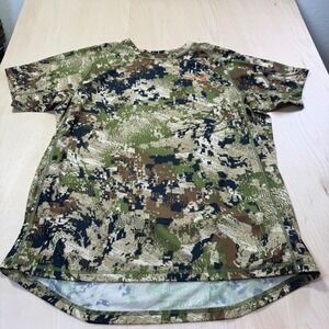 Sitka Gear Men XXL Core Lightweight Crew SS Shirt Optifade Subalpine Camo 10034